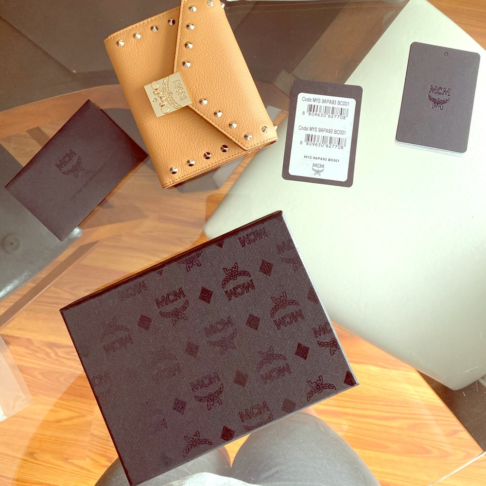 MCM Flap Tri-Fold Wallet